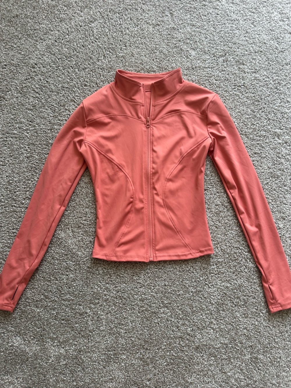 Women's Coral Zip-Up Active Jacket